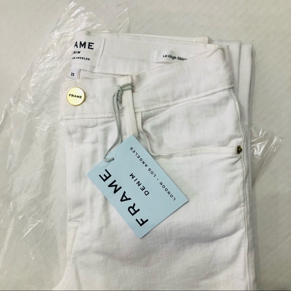 NWT! FRAME Le High Skinny Rise Denim Jeans 25 - Picture 6 of 7